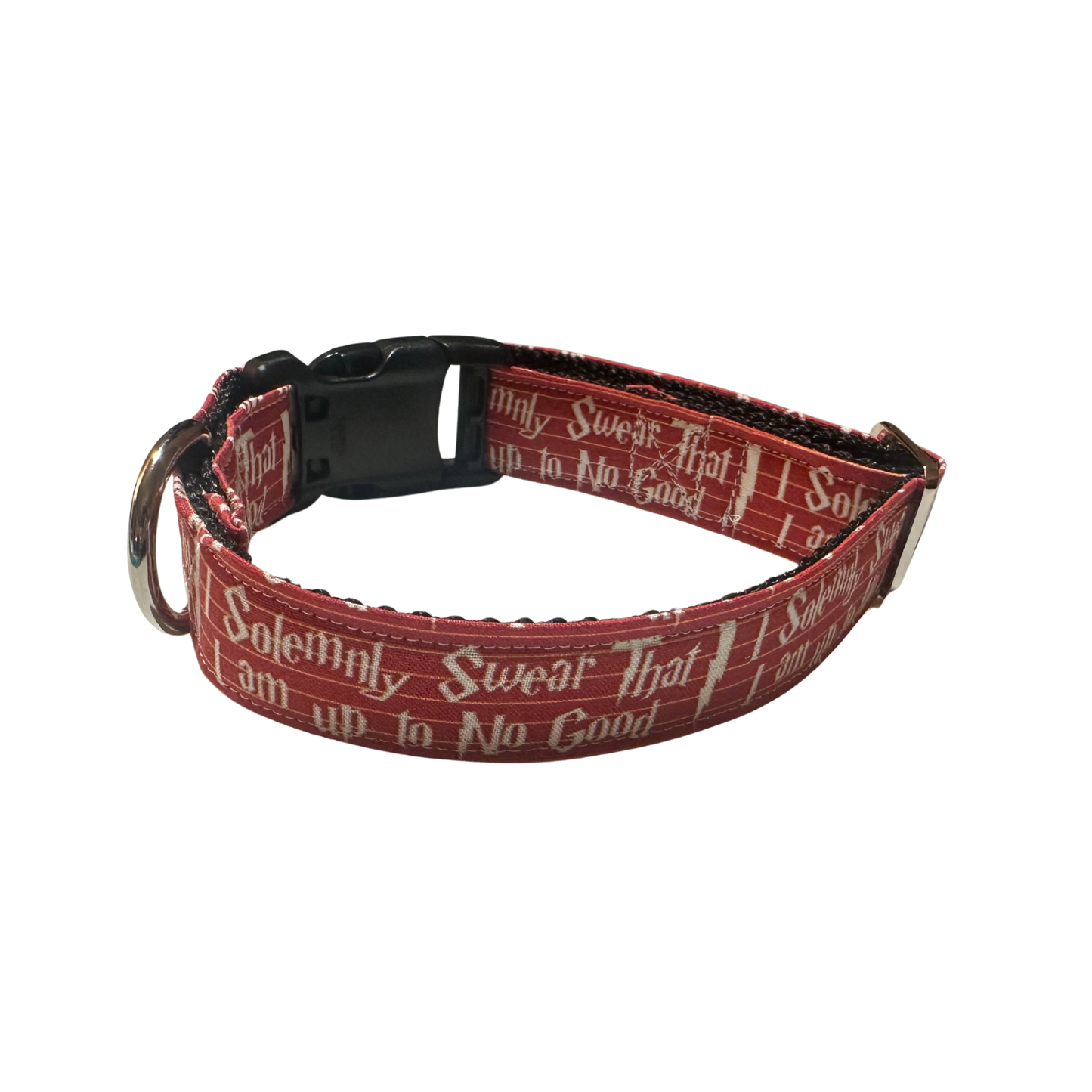 “I Solemnly Swear That I Am Up To No Good” Adjustable Dog Collar⚡🐾
