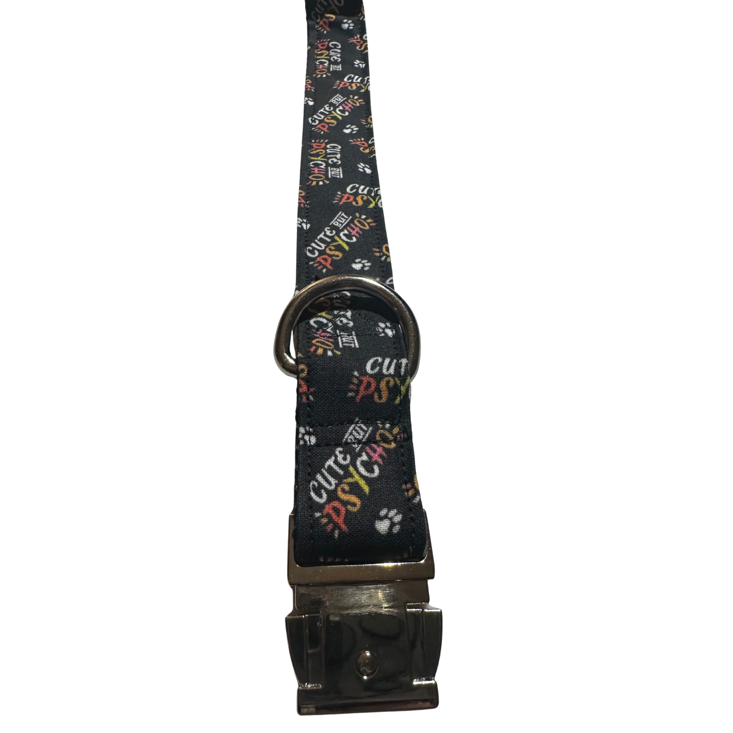 Cute But Psycho Adjustable Dog Collar