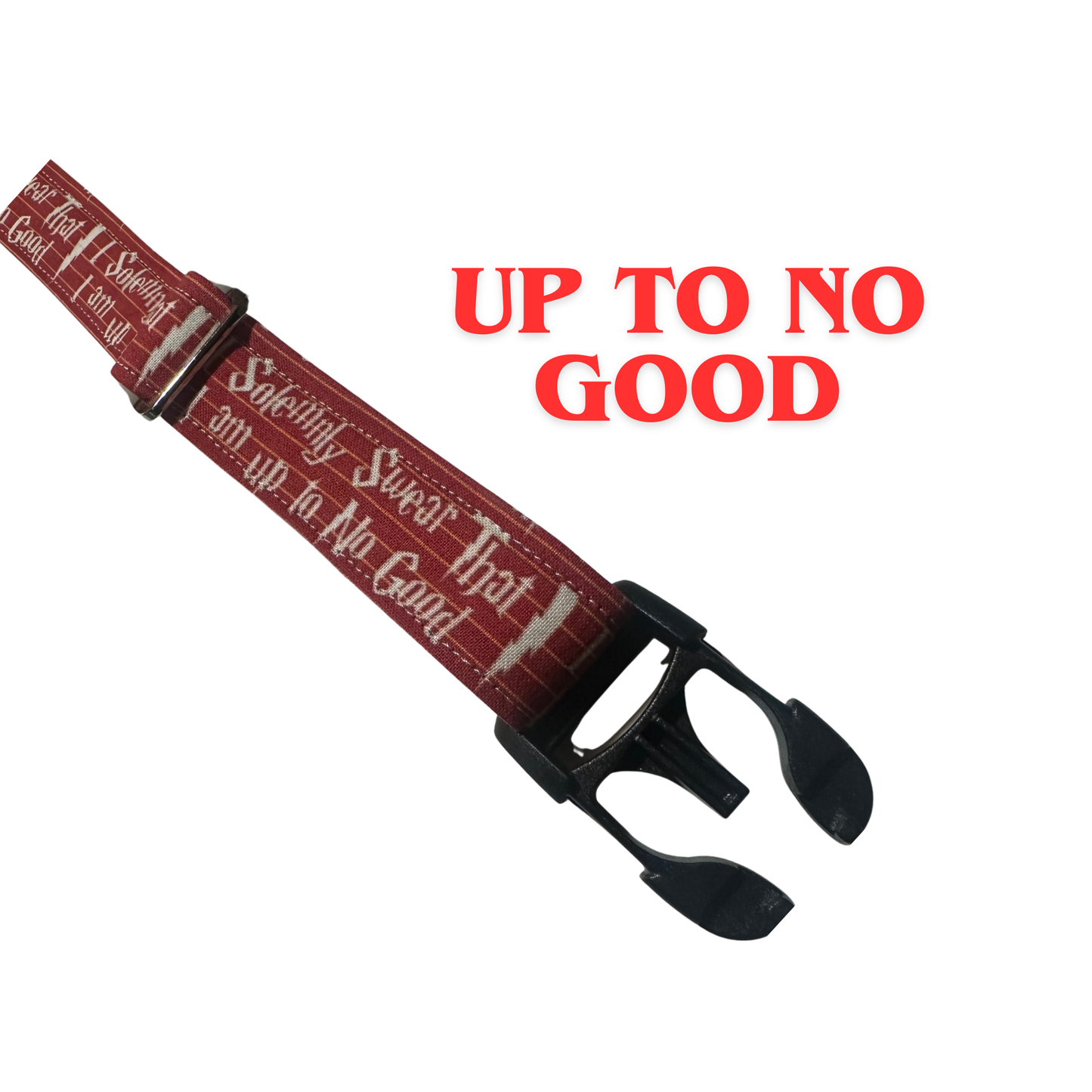 “I Solemnly Swear That I Am Up To No Good” Adjustable Dog Collar⚡🐾