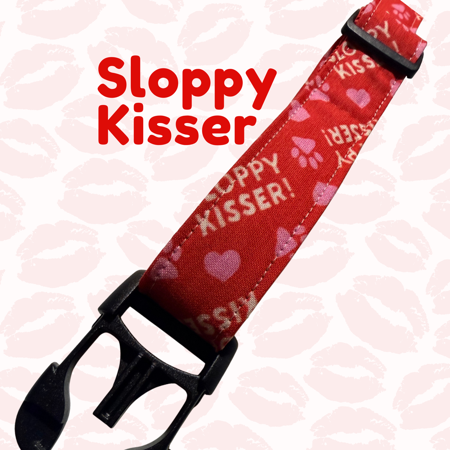 Sloppy Kisser Adjustable Dog Collar