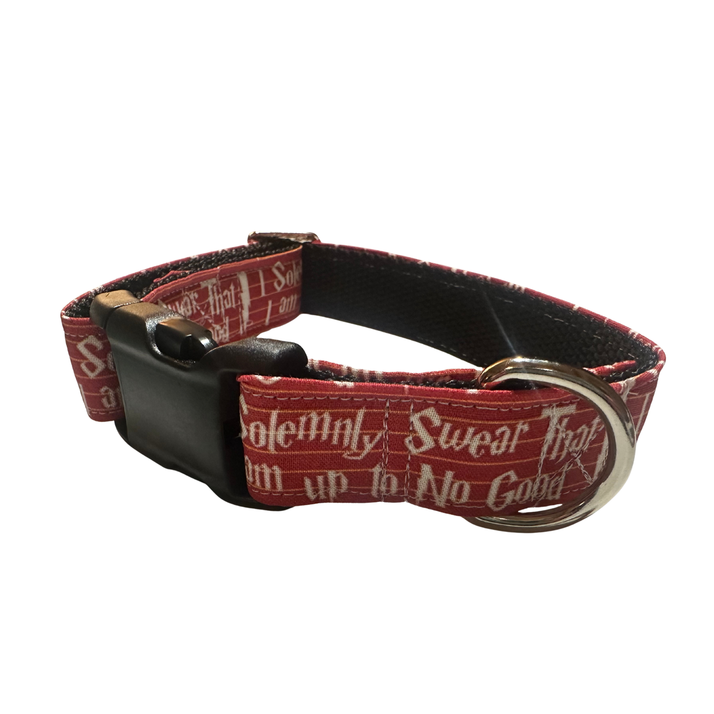 “I Solemnly Swear That I Am Up To No Good” Adjustable Dog Collar⚡🐾