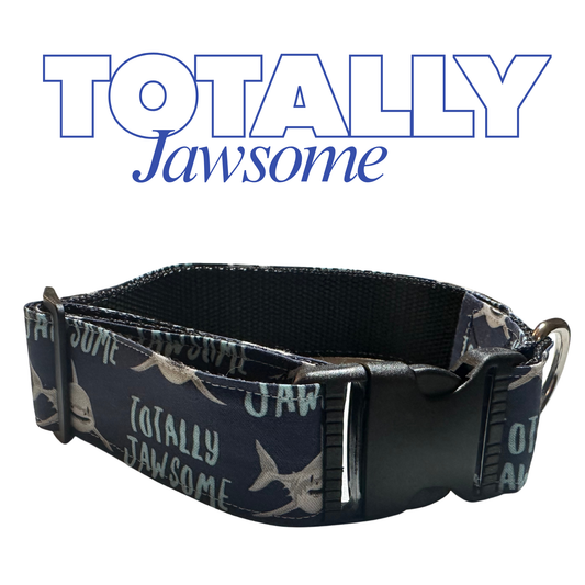Totally Jawsome Adjustable Dog Collar