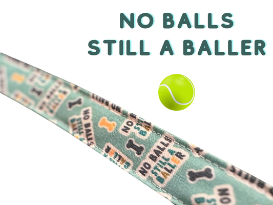 No Balls Still A Baller Dog Collar